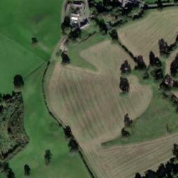 Satellite imagery of Ucheldre Mound, GB