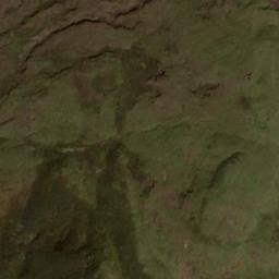Satellite imagery of cairn, GB