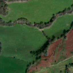 Satellite imagery of Dinas Bran Castle, GB