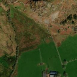 Satellite imagery of Dolbenmaen Castle, GB
