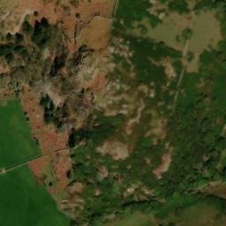 Satellite imagery of Dolbenmaen Castle, GB
