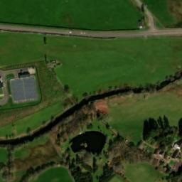 Satellite imagery of Dolbenmaen Castle, GB