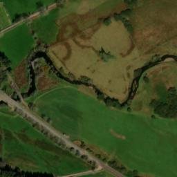 Satellite imagery of Dolbenmaen Castle, GB