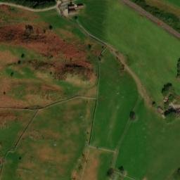 Satellite imagery of Dolbenmaen Castle, GB