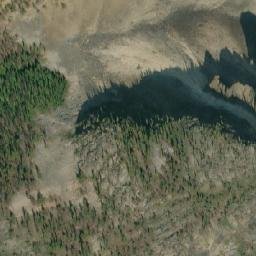 Satellite imagery of Caledonia Mountain, CA