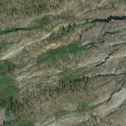 Satellite imagery of Caledonia Mountain, CA