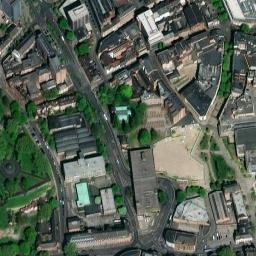 Satellite imagery of Nottingham Castle, GB