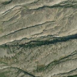 Satellite imagery of Caledonia Mountain, CA