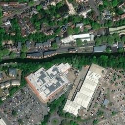 Satellite imagery of Nottingham Castle, GB