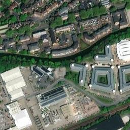 Satellite imagery of Nottingham Castle, GB