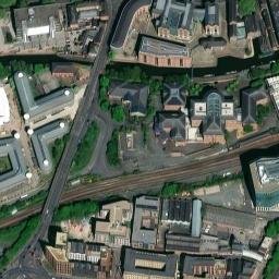 Satellite imagery of Nottingham Castle, GB