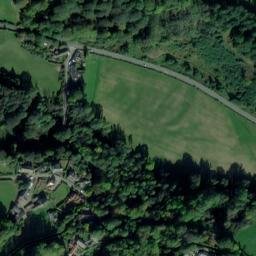 Satellite imagery of Chirk Castle, GB