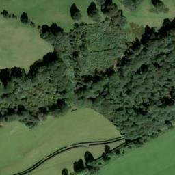 Satellite imagery of Crogen Motte, GB
