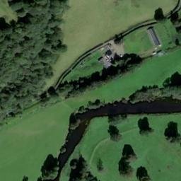 Satellite imagery of Crogen Motte, GB