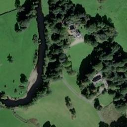 Satellite imagery of Crogen Motte, GB