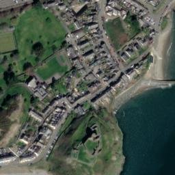 Satellite imagery of Criccieth Castle, GB
