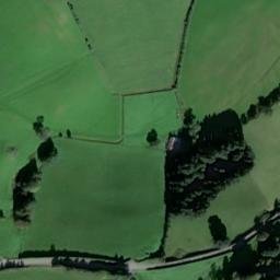 Satellite imagery of Crogen Motte, GB
