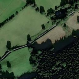 Satellite imagery of Crogen Motte, GB