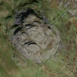 Satellite imagery of cairn, GB