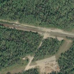 Satellite imagery of Yellowhead Pass, CA