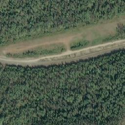 Satellite imagery of Yellowhead Pass, CA