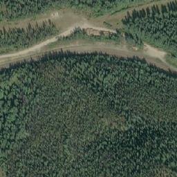 Satellite imagery of Yellowhead Pass, CA