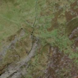 Satellite imagery of cairn, GB
