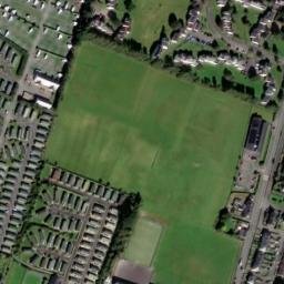 Satellite imagery of Harlech Castle, GB