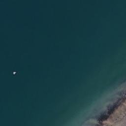 Satellite imagery of Mochras Point, GB
