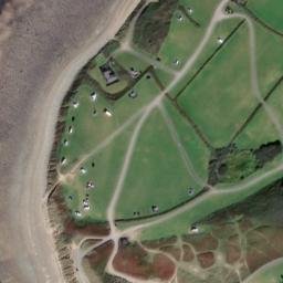 Satellite imagery of Mochras Point, GB