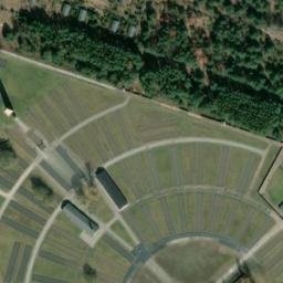 Satellite imagery of Sachsenhausen concentration camp, DE