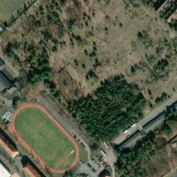 Satellite imagery of Sachsenhausen concentration camp, DE