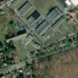 Satellite imagery of Sachsenhausen concentration camp, DE
