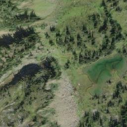 Satellite imagery of Three Ladies Mountain, CA