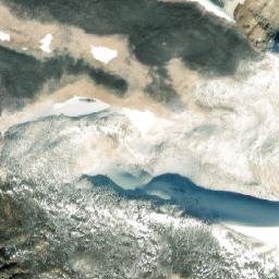 Satellite imagery of Aquila Mountain, CA