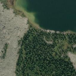 Satellite imagery of Bastion Peak, CA