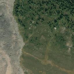 Satellite imagery of Bastion Peak, CA