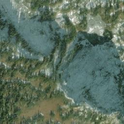 Satellite imagery of Welcome Mountain, CA