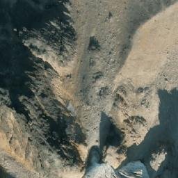 Satellite imagery of Bastion Peak, CA