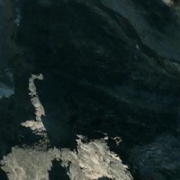 Satellite imagery of Bastion Peak, CA