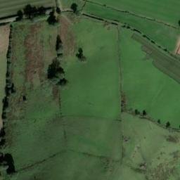 Satellite imagery of Moel Part mound, GB