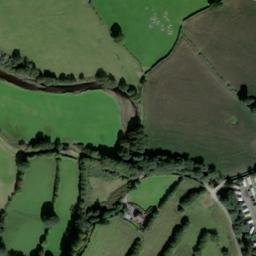 Satellite imagery of Moel Part mound, GB