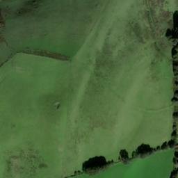Satellite imagery of Moel Part mound, GB