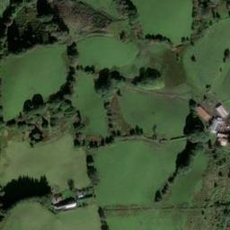Satellite imagery of Moel Part mound, GB
