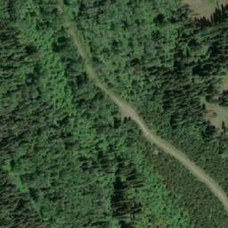 Satellite imagery of Slide Mountain, CA