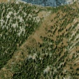 Satellite imagery of Mount Stevenson, CA
