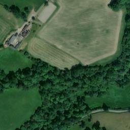 Satellite imagery of Caus Castle, GB