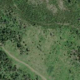 Satellite imagery of Slide Mountain, CA