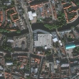 Satellite imagery of Norwich Castle, GB
