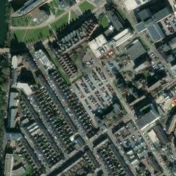 Satellite imagery of Leicester Castle, GB